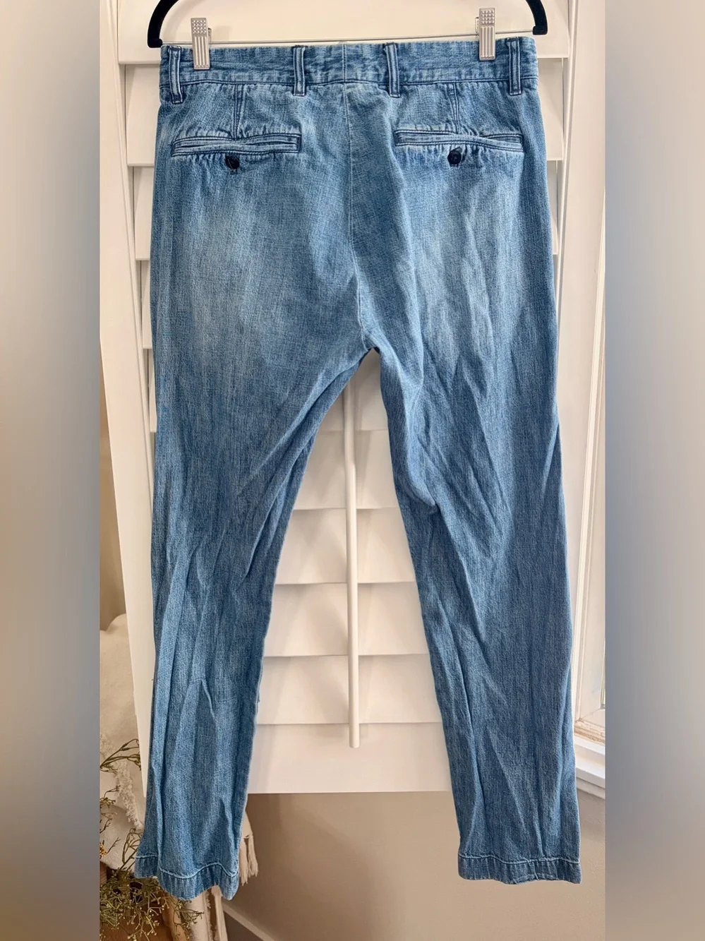 Todd Snyder Light Blue Double Knee Men's Jeans